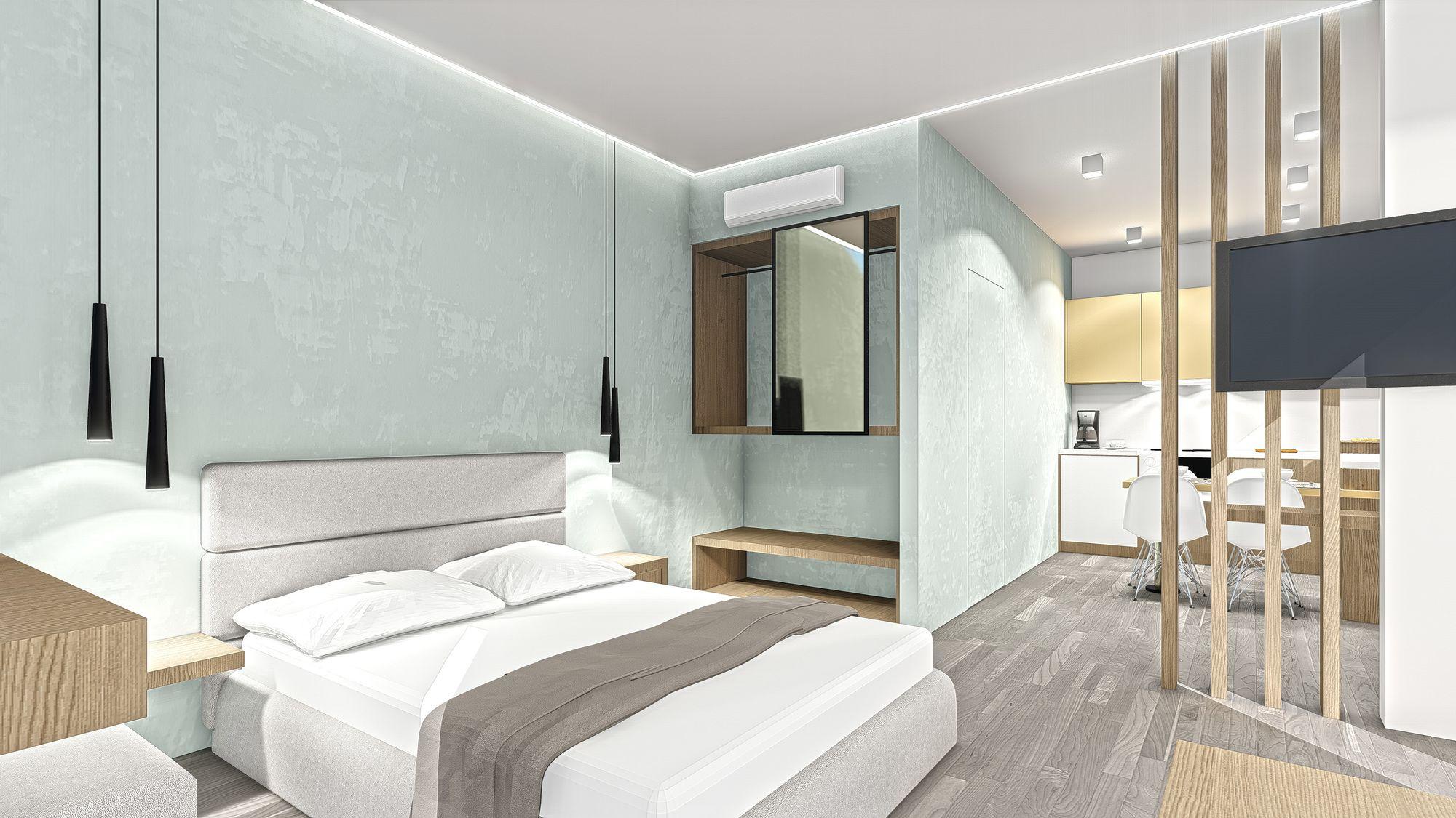 Akalli Luxury Studios Ixia  Luaran gambar